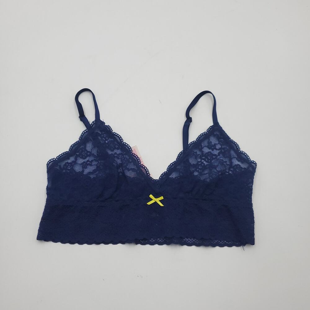 Victoria's Secret Navy Lace Bralette Size S